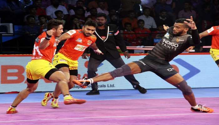 Pro Kabaddi: મુંબઈ સામે ન હારવાનો ગુજરાતનો રેકોર્ડ યથાવત, 39-35થી આપ્યો પરાજય Pro Kabaddi: મુંબઈ સામે ન હારવાનો ગુજરાતનો રેકોર્ડ યથાવત, 39-35થી આપ્યો પરાજય