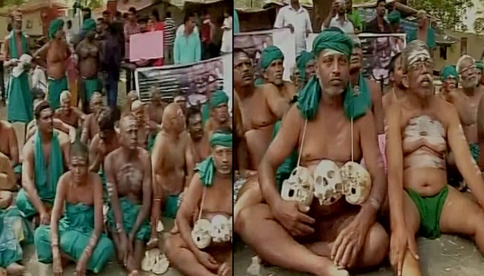 டெல்லியில் 7வது நாளாக தொடரும் தமிழக விவசாயிகள் போராட்டம் டெல்லியில் 7வது நாளாக தொடரும் தமிழக விவசாயிகள் போராட்டம்
