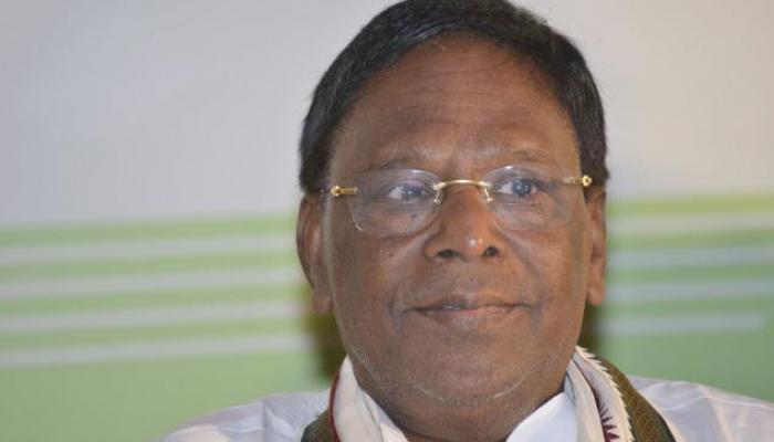 புதுச்சேரி முதல்வராக நாராயணசாமி தேர்வு:- புதுச்சேரி முதல்வராக நாராயணசாமி தேர்வு:-