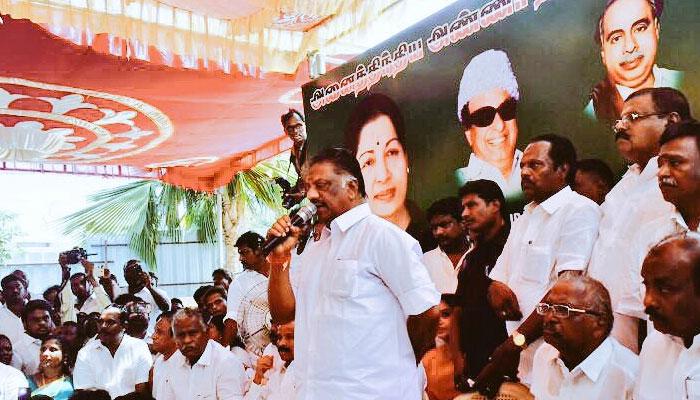 ஓ.பி.எஸ் உண்ணாவிரதப் போராட்டம் அறிவிப்பு ஓ.பி.எஸ் உண்ணாவிரதப் போராட்டம் அறிவிப்பு