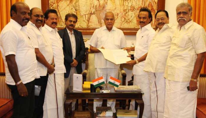 அரசாங்கப் பொறுப்புகளை சட்டவிரோதமாக பயன்படுத்தும் முதல்வர் -ஸ்டாலின் புகார் அரசாங்கப் பொறுப்புகளை சட்டவிரோதமாக பயன்படுத்தும் முதல்வர் -ஸ்டாலின் புகார்