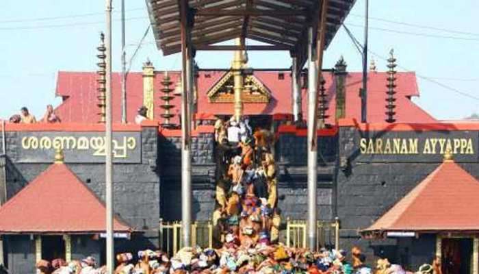 நாளை நடை திறப்பு- சபரிமலை ஐயப்பன் கோவிலில் பலத்த பாதுகாப்பு நாளை நடை திறப்பு- சபரிமலை ஐயப்பன் கோவிலில் பலத்த பாதுகாப்பு